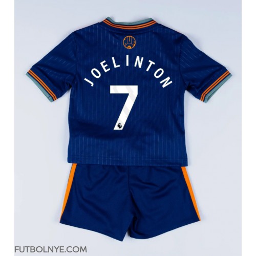 Camiseta Newcastle United Joelinton #7 Tercera Equipación para niños 2025-26 manga corta (+ pantalones cortos)